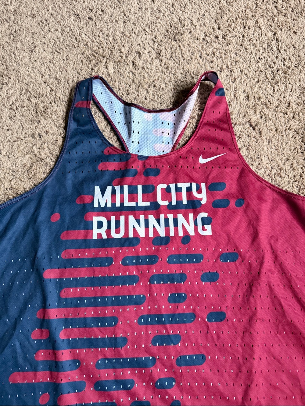 Nike Dri-FIT Men's Running Singlet Tank Top XXL Mill City Running